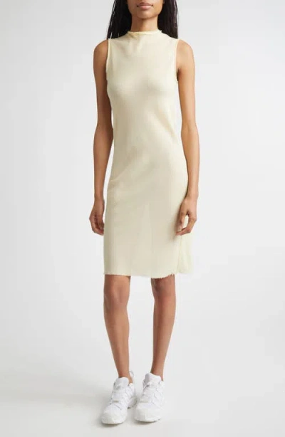 Rier Bias Sleeveless Wool Fleece Dress In Pattern