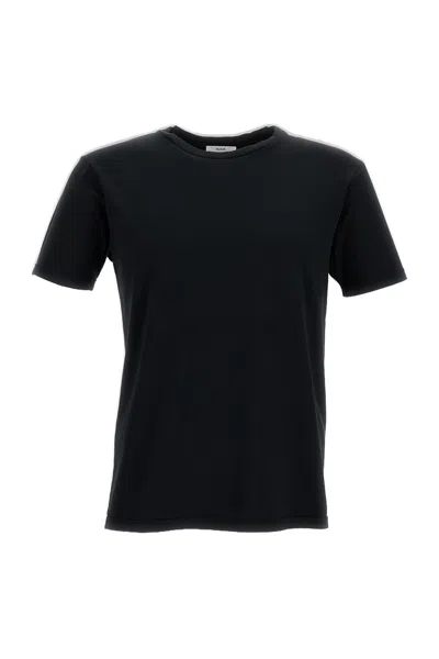 Rier Black Fitted Cotton T-shirt