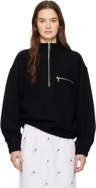 Rier Black Fleece Tourbe Sweatshirt