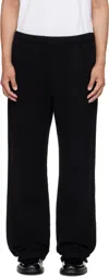 Rier Black Fleece Trousers In Multi