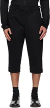 Rier Black Knickerbocker Shorts In Black
