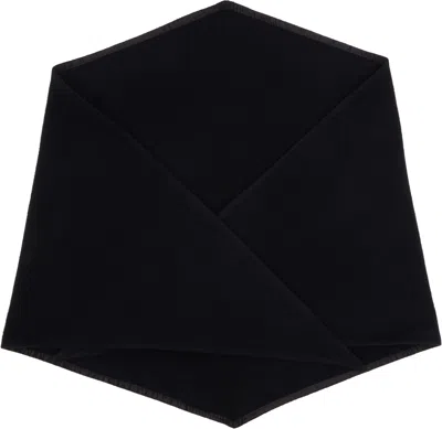 Rier Black Losange Scarf