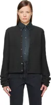 Rier Black Tyrolean Cardigan In Black