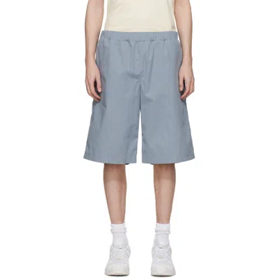 Rier Blue Bermuda Cotton Shorts