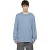 Rier Blue Long Sleeve T-shirt In Blue