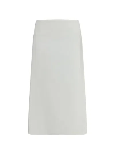Rier Bonded Mid Skirt In White