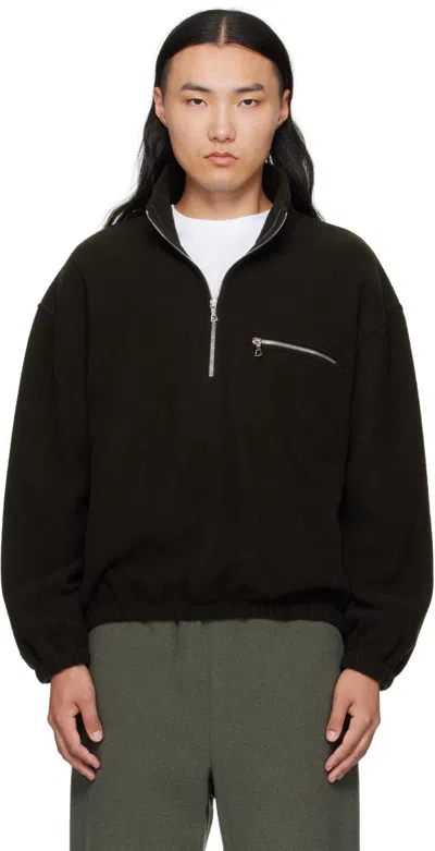 Rier Brown Fleece Sweater