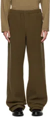 RIER BROWN REVERSE TROUSERS