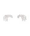 Rier Brushed Earrings In Metallic