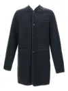 Rier Buttoned Coat In Black