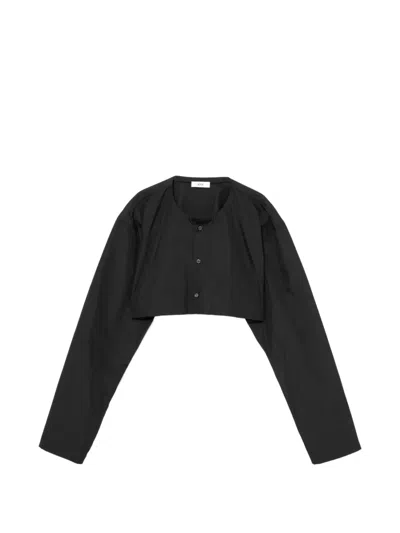 Rier Buttoned Shirt In Black