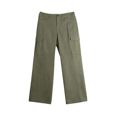 Pre-owned Rier Cargo Trousers 'argile Industrial' | Green | Men's Size L