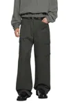 Rier Cargo Trousers In Gray
