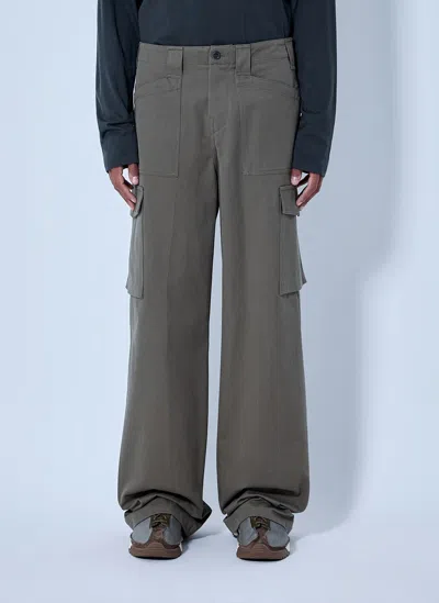 Rier Cargo Utility Trousers In Grey