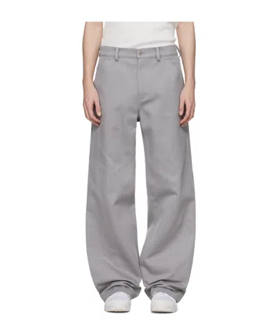 Rier Casual Pants With Belt Loops In Gray