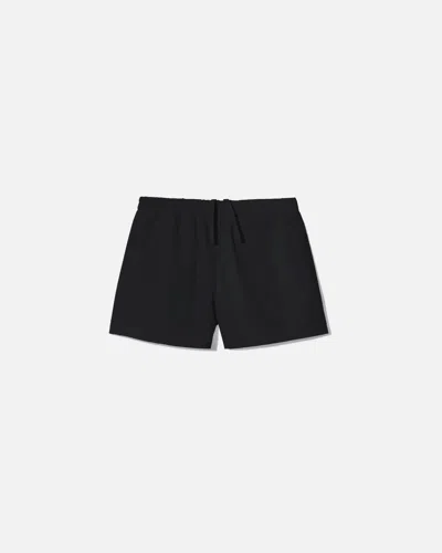 Rier Classic Cotton Shorts In Black