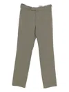 Rier Concealed-fastening Wool Trousers In Gray