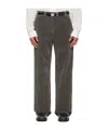 Rier Ssense Exclusive Gray Corduroy Trousers In Black