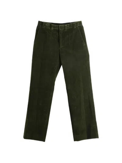 Rier Corduroy Wide-leg Trousers In Green