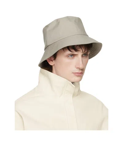 Rier Cotton Fisherman's Hat In Gray