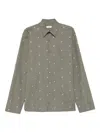 Rier Cotton Shirt In Gray