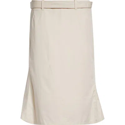 Rier Cotton Utility Skirt In White