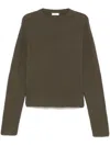 Rier Crew-neck Sweater In Green