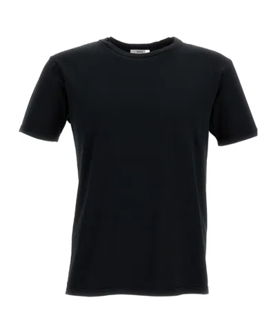 Rier Crewneck Straight Hem T-shirt In Green