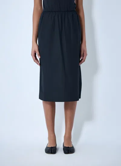 Rier Elasticated Waist Midi Skirt In Black