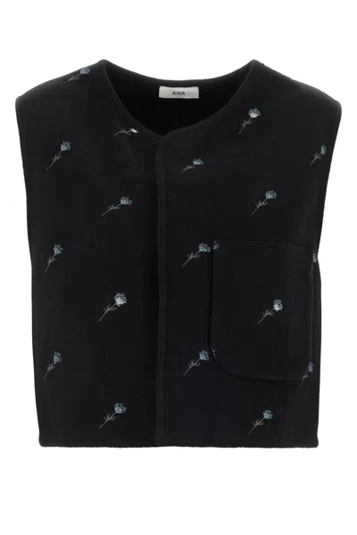 Rier Embroidered Wool Vest