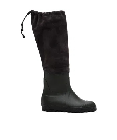 Rier Farmer Rain High Boots In Black