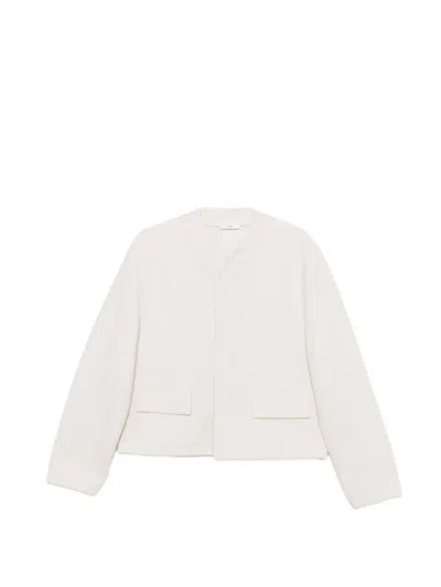 Rier Felted Jacket In White