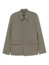 Rier Flap Pockets Jacket In Green