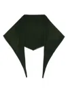 Rier Fleece Scarf In Green