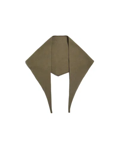 Rier Fleece Scarf In Green