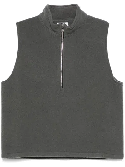 Rier Weste Aus Fleece In Grau