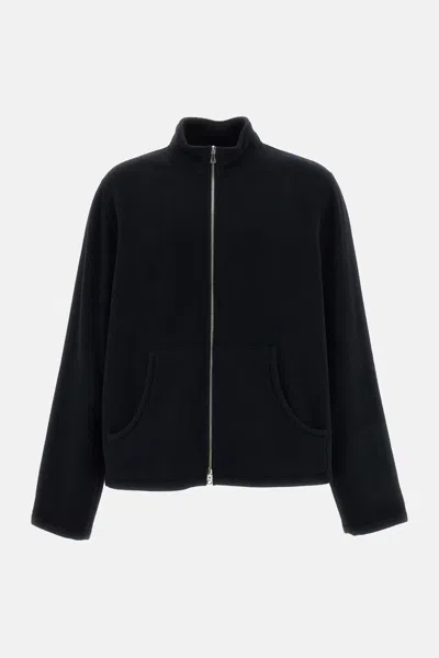 Rier Full Zip Fleece Jacket In Nero