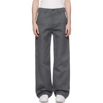Rier Gray Antique Gabardine Trousers