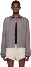 RIER GRAY POPELINE SHIRT