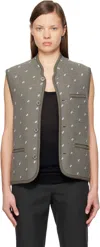 Rier Gray Walker Vest In Gray