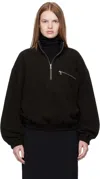 Rier Green Fleece Sweater In Brown