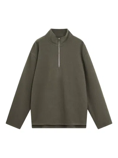 Rier Half-zip Sweatshirt In Green