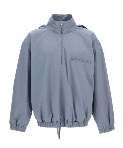 Rier Hooded Casual Jacket In Blue