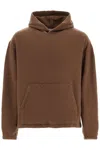Rier Hooded Fleece Sweatshirt In Brown
