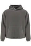 Rier Hooded Fleece Sweatshirt Men In Grey
