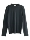 Rier Jersey Wool Sweater In Black