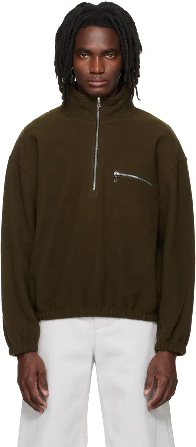Rier Khaki Fleece Sweatshirt