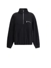 Rier Polar Natural Wool Pile In Black