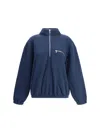 Rier Polar Natural Wool Pile In Blue