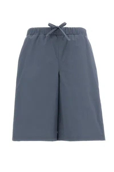 Rier Light Blue Cotton Bermuda Shorts